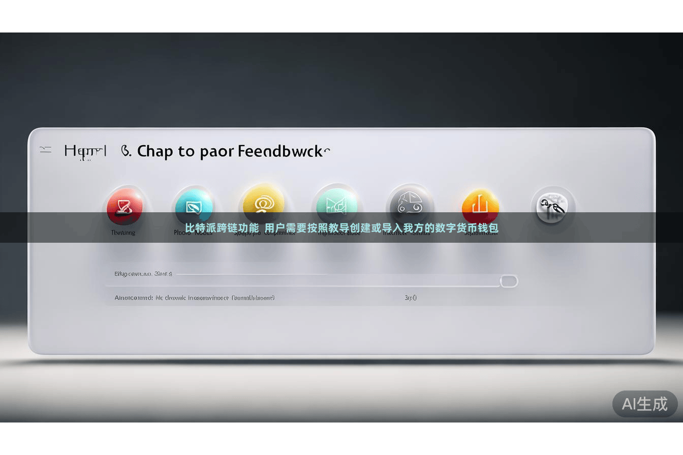 比特派跨链功能 用户需要按照教导创建或导入我方的数字货币钱包