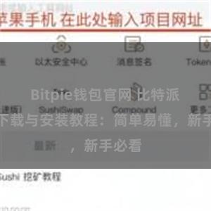 Bitpie钱包官网 比特派钱包下载与安装教程：简单易懂，新手必看