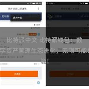 比特派中文 比特派钱包：数字资产管理生态进化，无限可能！