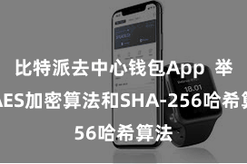 比特派去中心钱包App  举例AES加密算法和SHA-256哈希算法