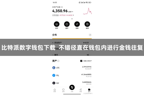 比特派数字钱包下载  不错径直在钱包内进行金钱往复